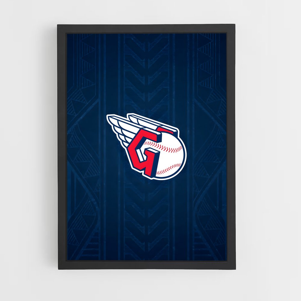 Poster Gardiens de Cleveland – affiche Baseball (vue 2)